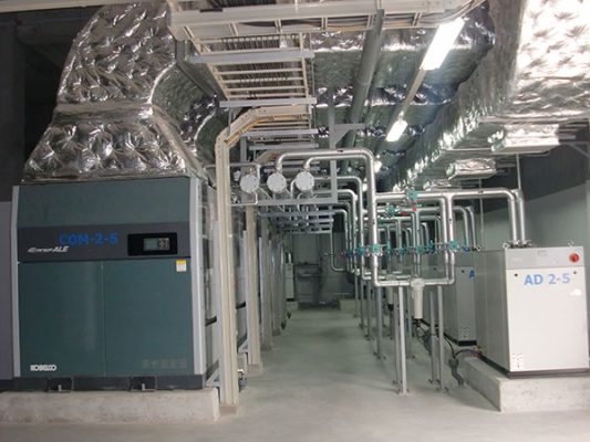 Hệ thống máy nén khí tại khu công nghiệp Quang Minh